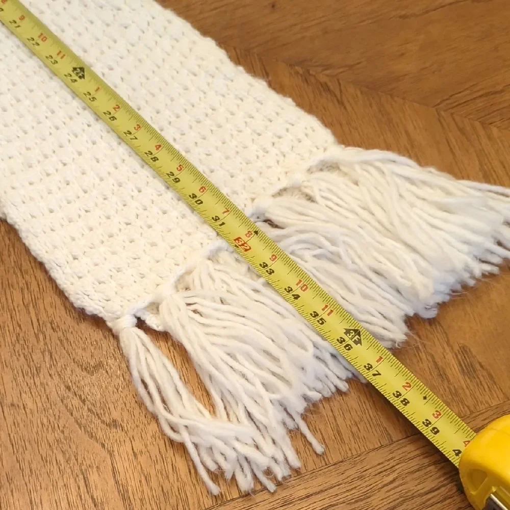 Old Navy Cream Knit Scarf